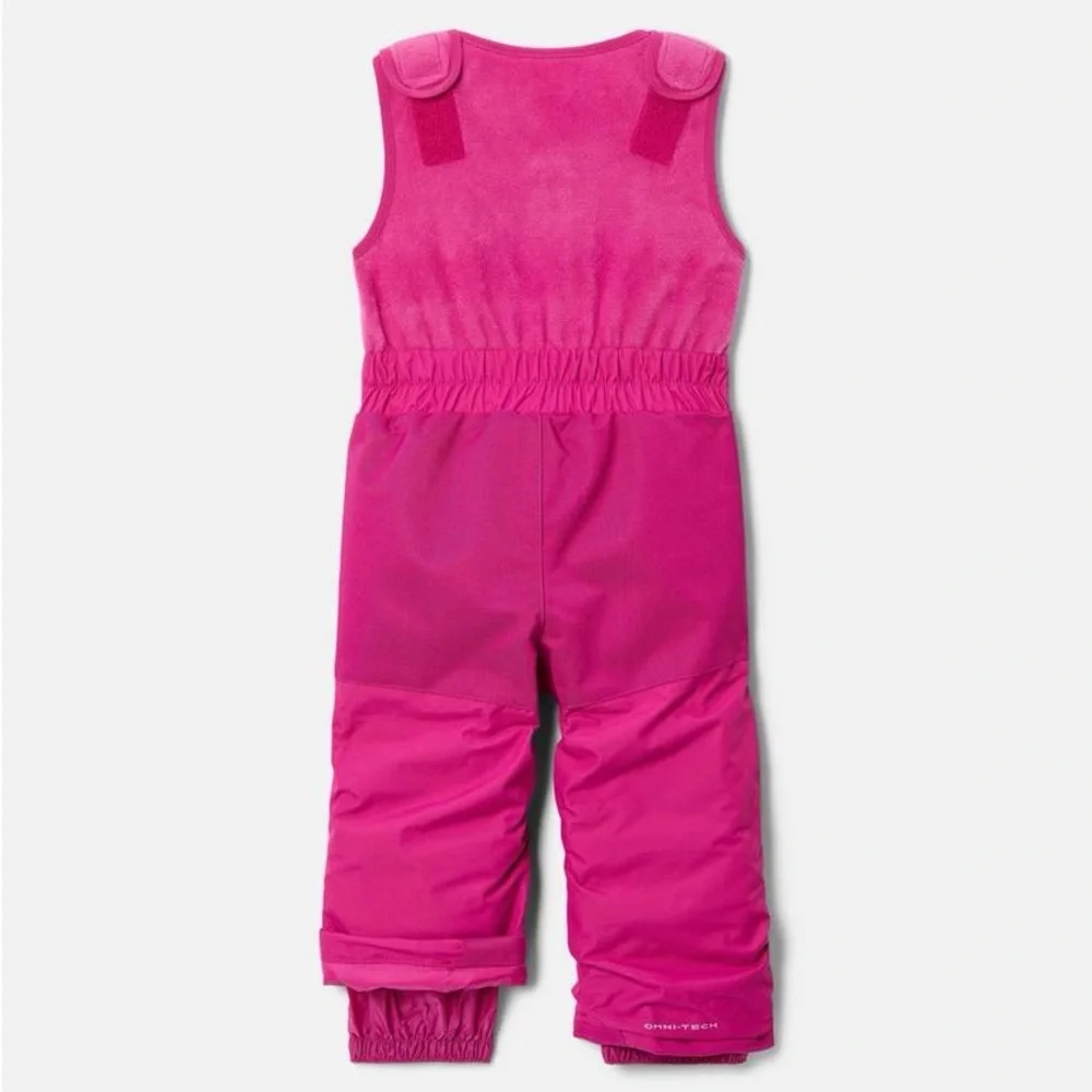 Columbia Toddler Frost Slope Bright Pink Insulated Snow/Ski Bib, Pant/Coverall